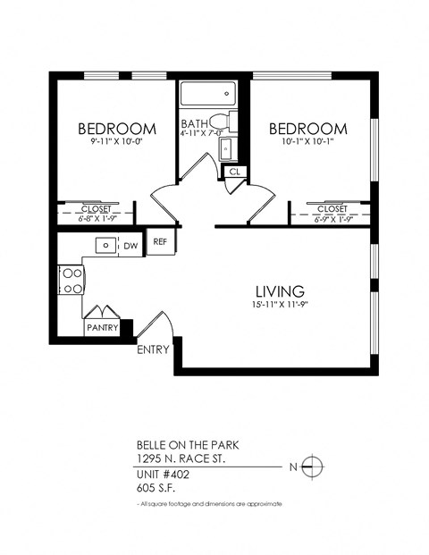Belle on the Park 2 Bedroom in Denver, CO